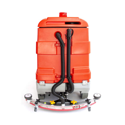 Heavy-Duty 34-Inch Industrial Ride-On Floor Scrubber Machine