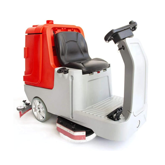 Heavy-Duty 34-Inch Industrial Ride-On Floor Scrubber Machine