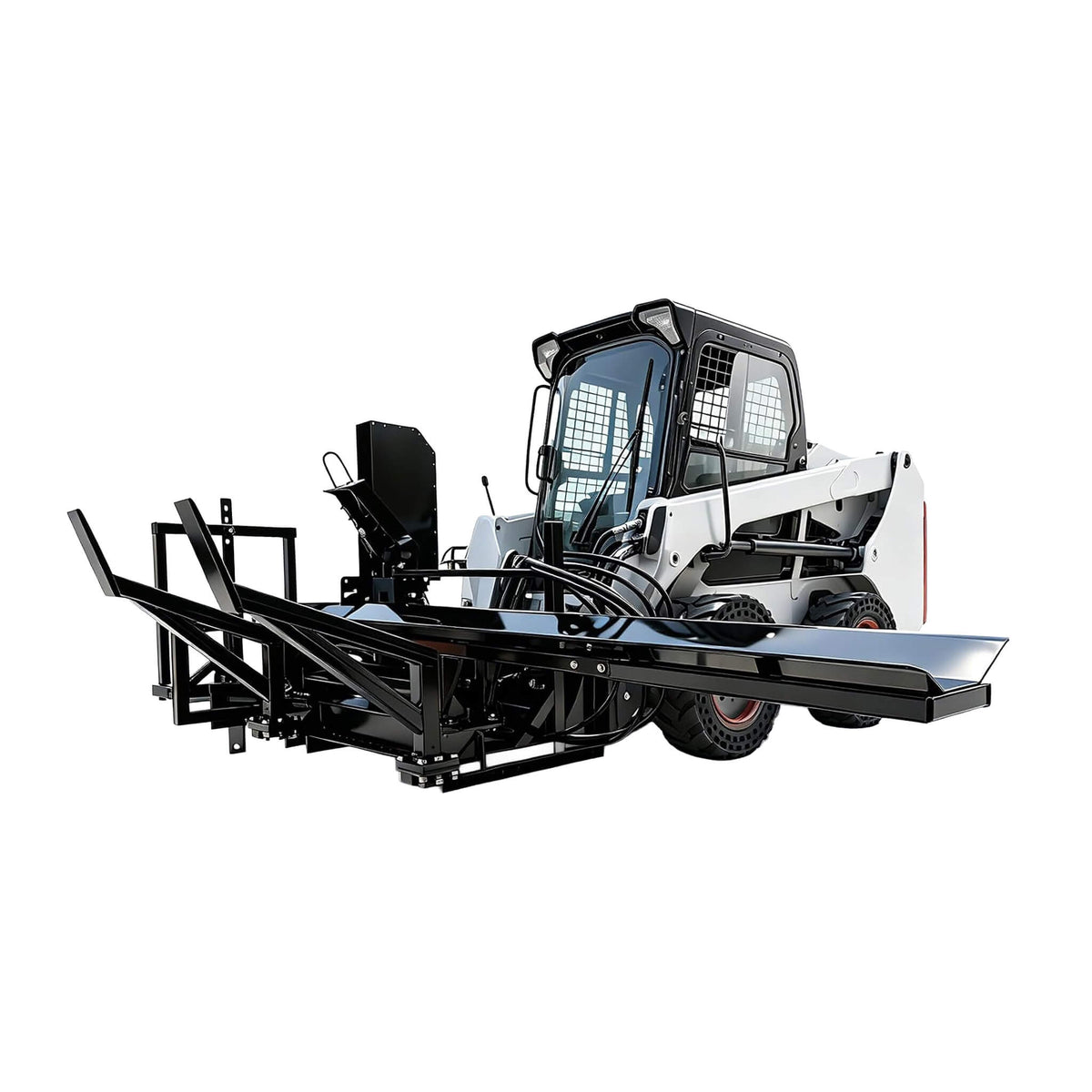 Heavy-Duty 35T All-In-One Firewood Processor and Log Lifter Skid Steer Attachment