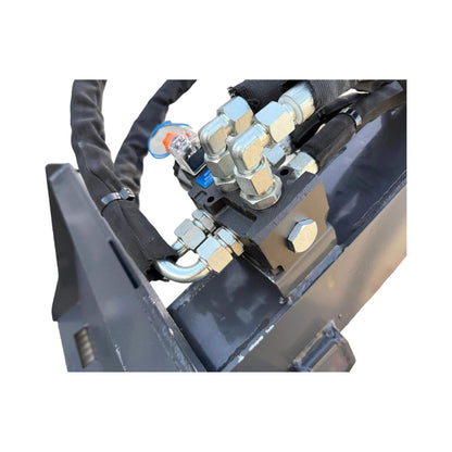 Heavy-Duty 360-Degree Rotating Log Grapple Skid Steer Attachment