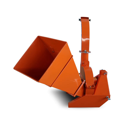 Heavy-Duty 4-Inch PTO Wood Chipper Shredder Attachment for Tractors