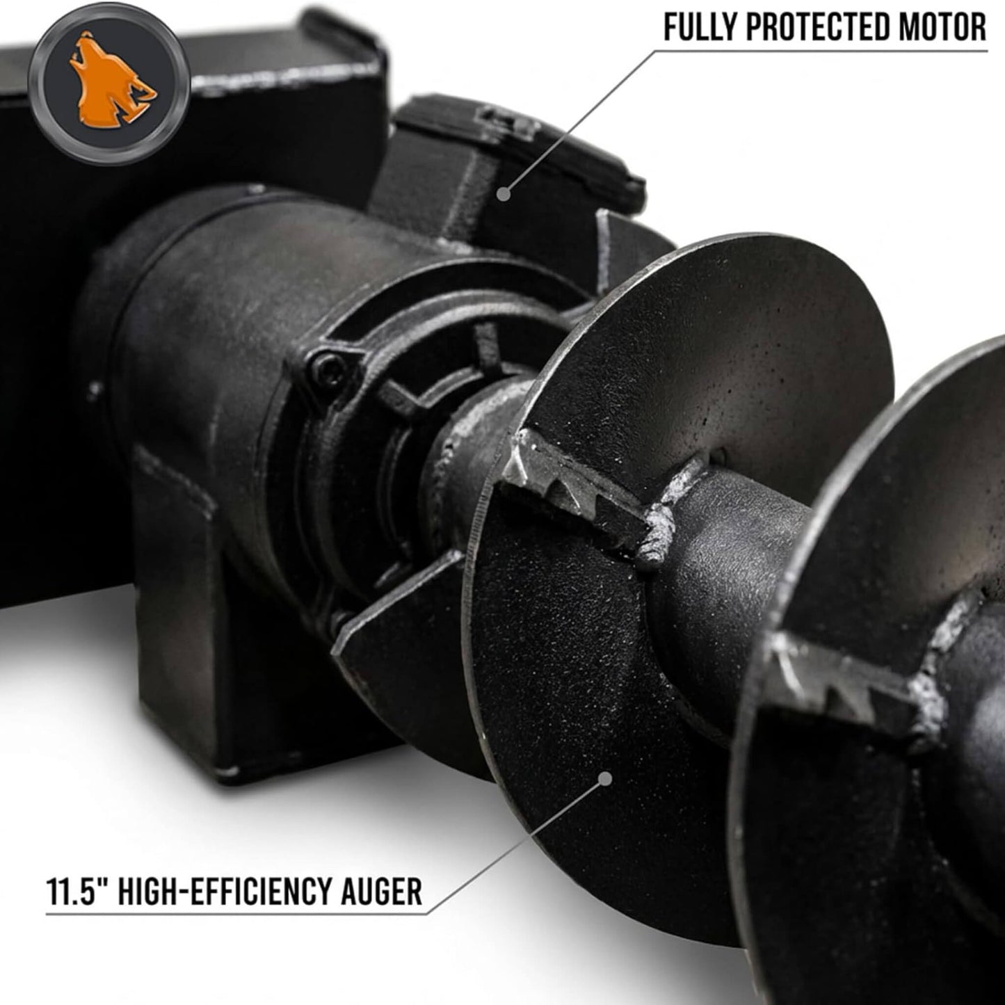 Heavy-Duty 48-Inch Skid Steer Attachment Trencher with Auger