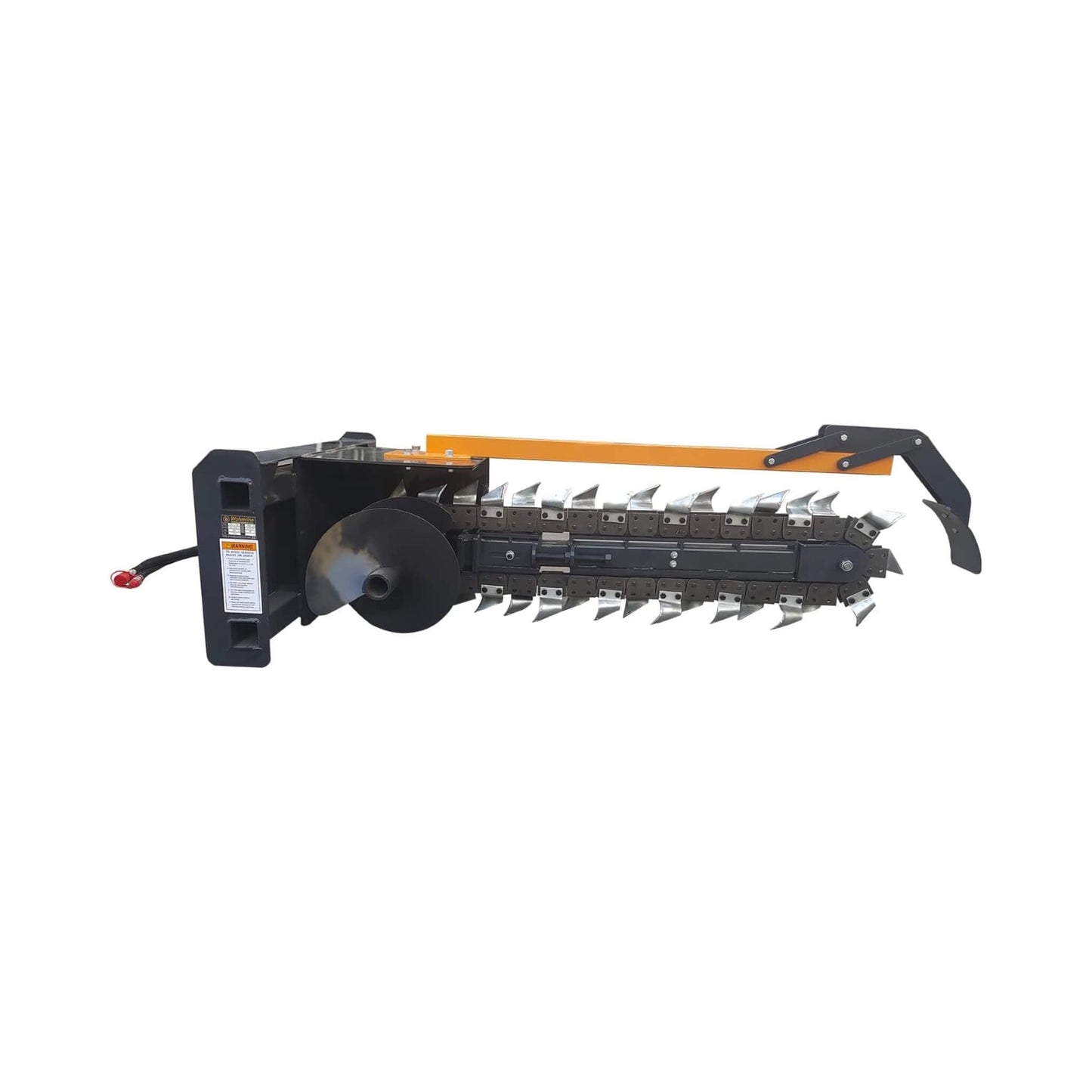 Heavy-Duty 48-Inch Skid Steer Attachment Trencher with Auger