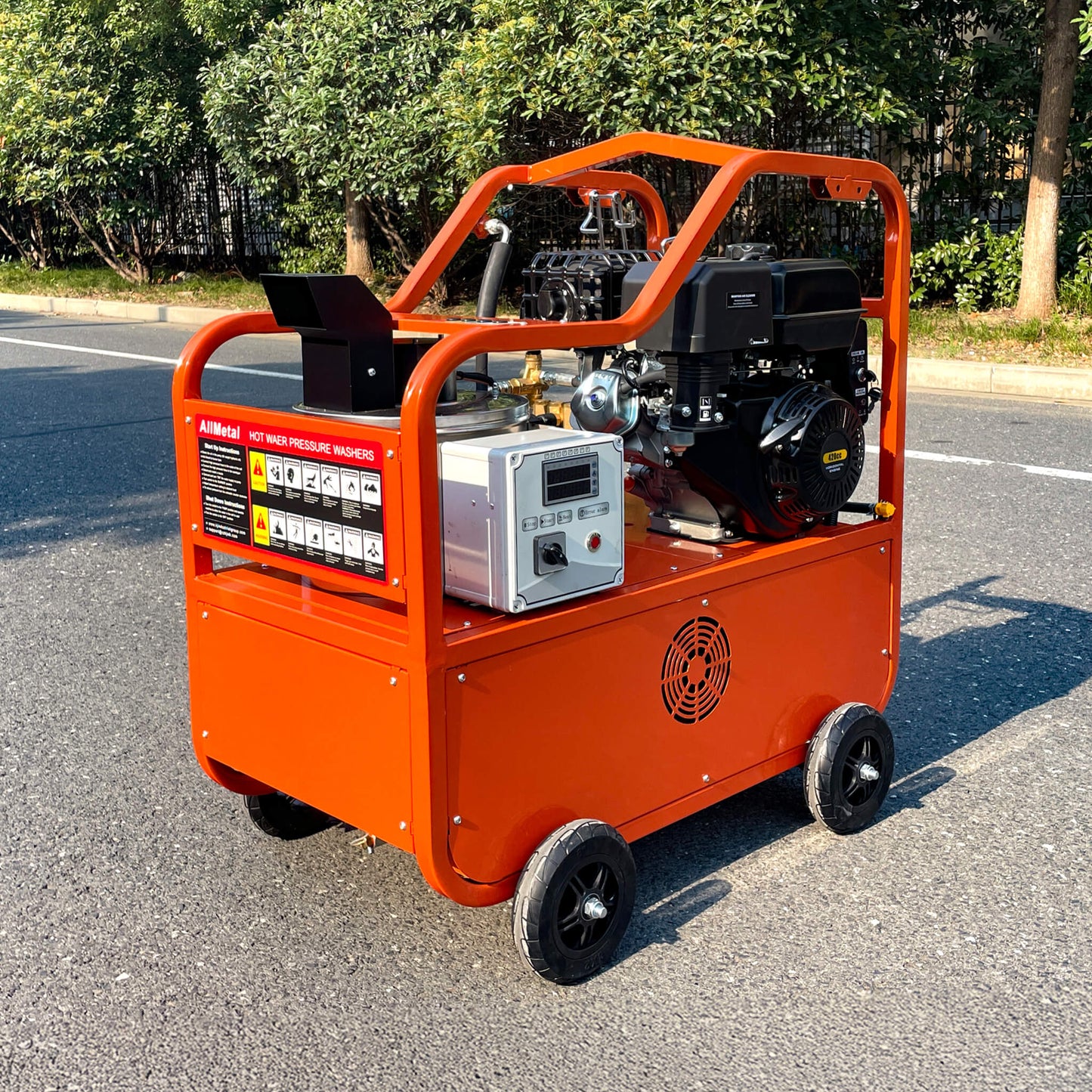 Heavy-Duty 4GPM 4000PSI Commercial Portable Hot Water Pressure Power Washer
