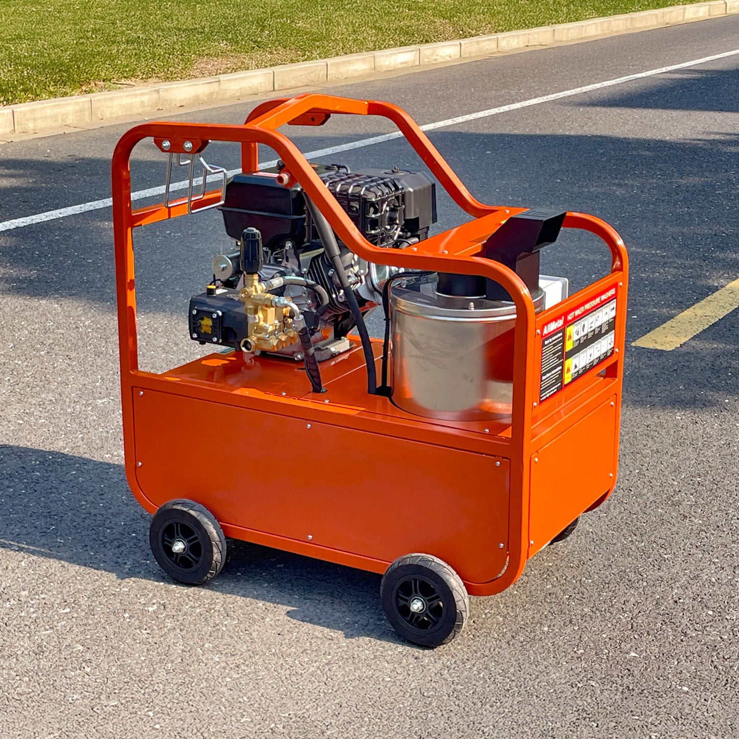 Heavy-Duty 4GPM 4000PSI Commercial Portable Hot Water Pressure Power Washer