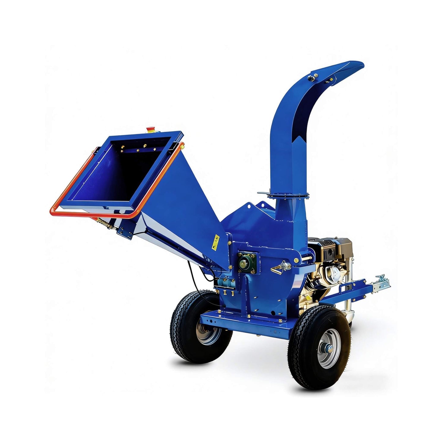 Heavy-Duty 5-Inch 15HP 420CC Gas Towable Disc Wood Chipper Shredder with Recoil Start