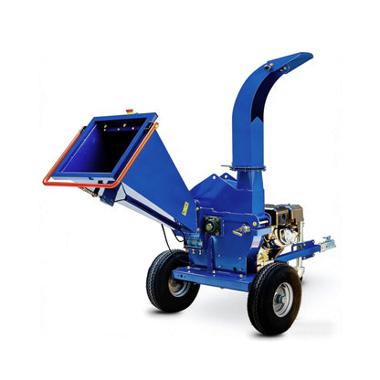Heavy-Duty 5-Inch 15HP 420CC Gas Towable Disc Wood Chipper Shredder with Recoil Start