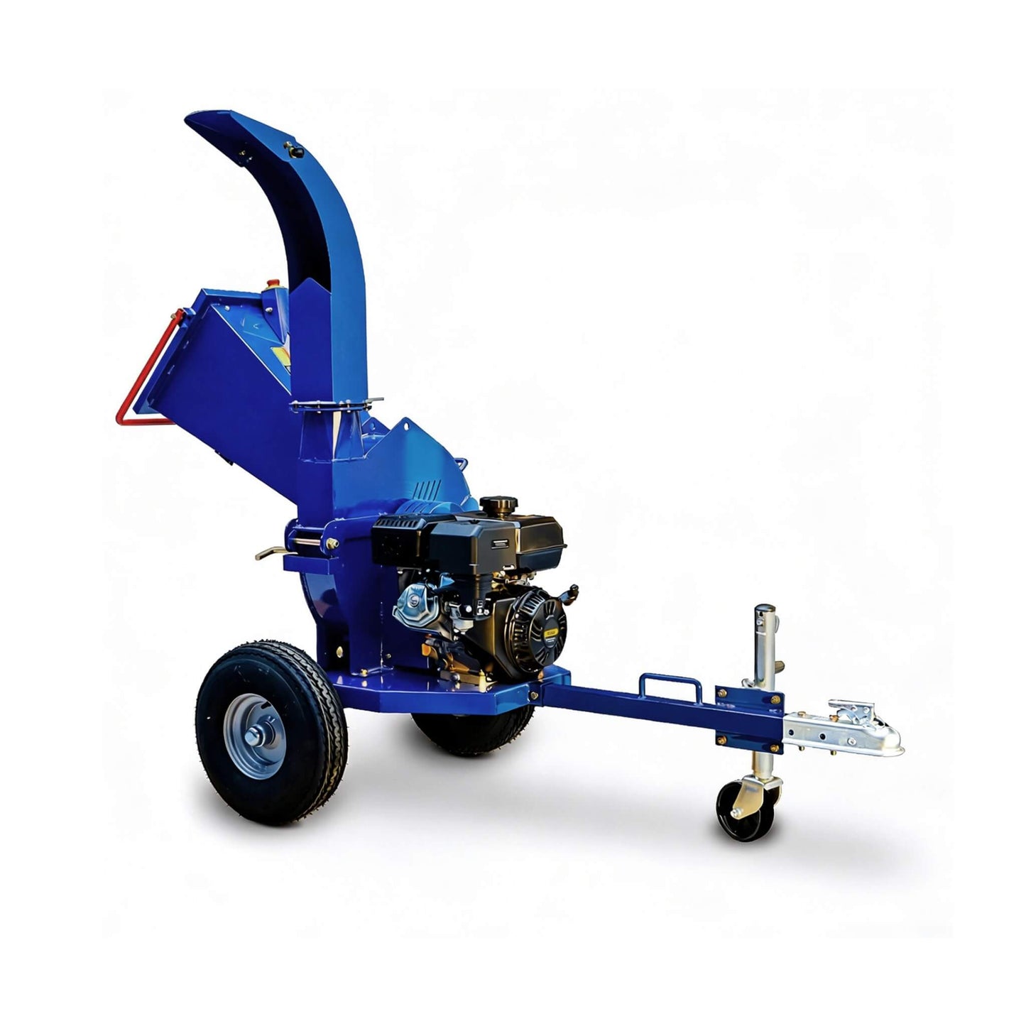 Heavy-Duty 5-Inch 15HP 420CC Gas Towable Disc Wood Chipper Shredder with Recoil Start