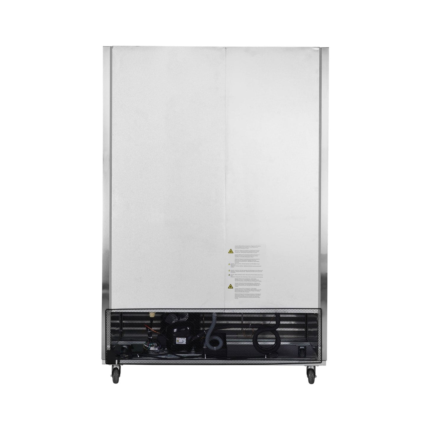 Heavy-Duty 54" Stainless Steel 2-Door Reach-In Upright Commercial Freezer