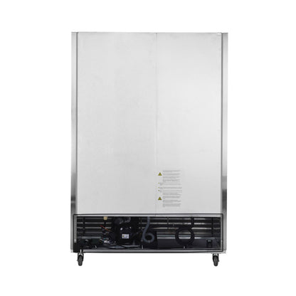 Heavy-Duty 54" Stainless Steel 2-Door Reach-In Upright Commercial Freezer