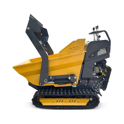 Heavy-Duty 6.5HP 1100LBS Tracked Hydraulic Dumper with Shovel