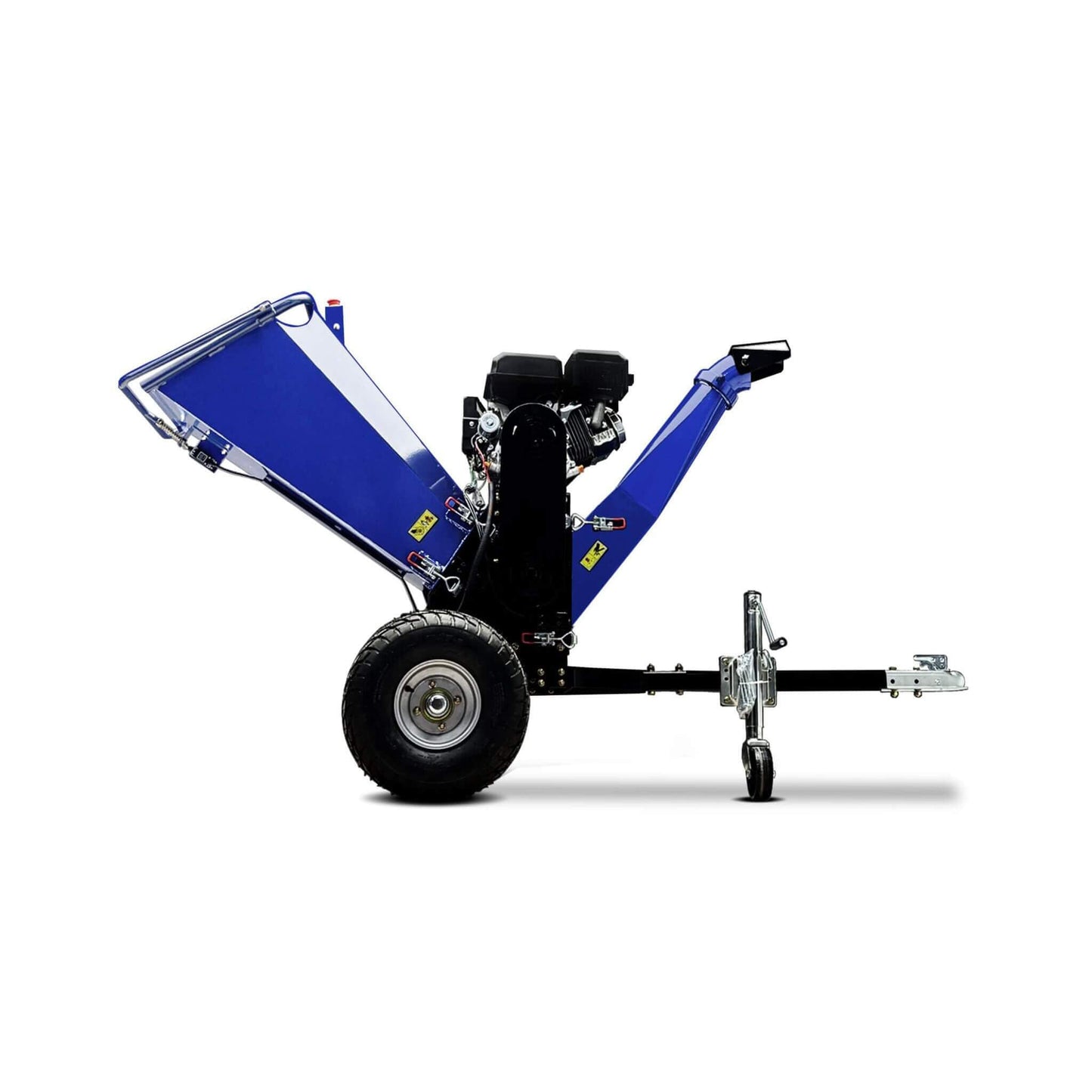 Heavy-Duty 6-Inch 15HP 420CC Towable Gas Drum Wood Chipper Shredder with Electric Start