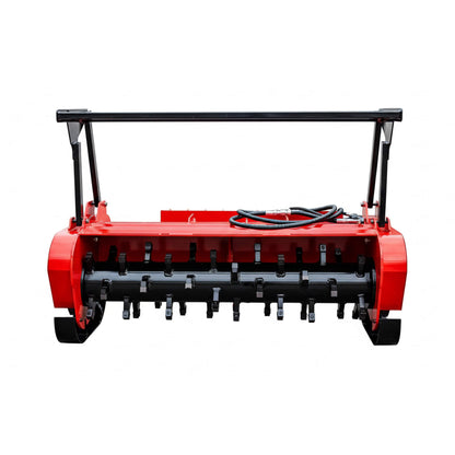 Heavy-Duty 60-Inch Hydraulic Forestry Mulcher Skid Steer Loader Attachment