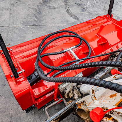 Heavy-Duty 60-Inch Hydraulic Forestry Mulcher Skid Steer Loader Attachment