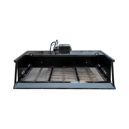 Heavy-Duty 60-Inch Topsoil Screening Skid Steer Bucket Attachment