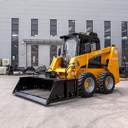 Heavy-Duty 60-Inch Topsoil Screening Skid Steer Bucket Attachment