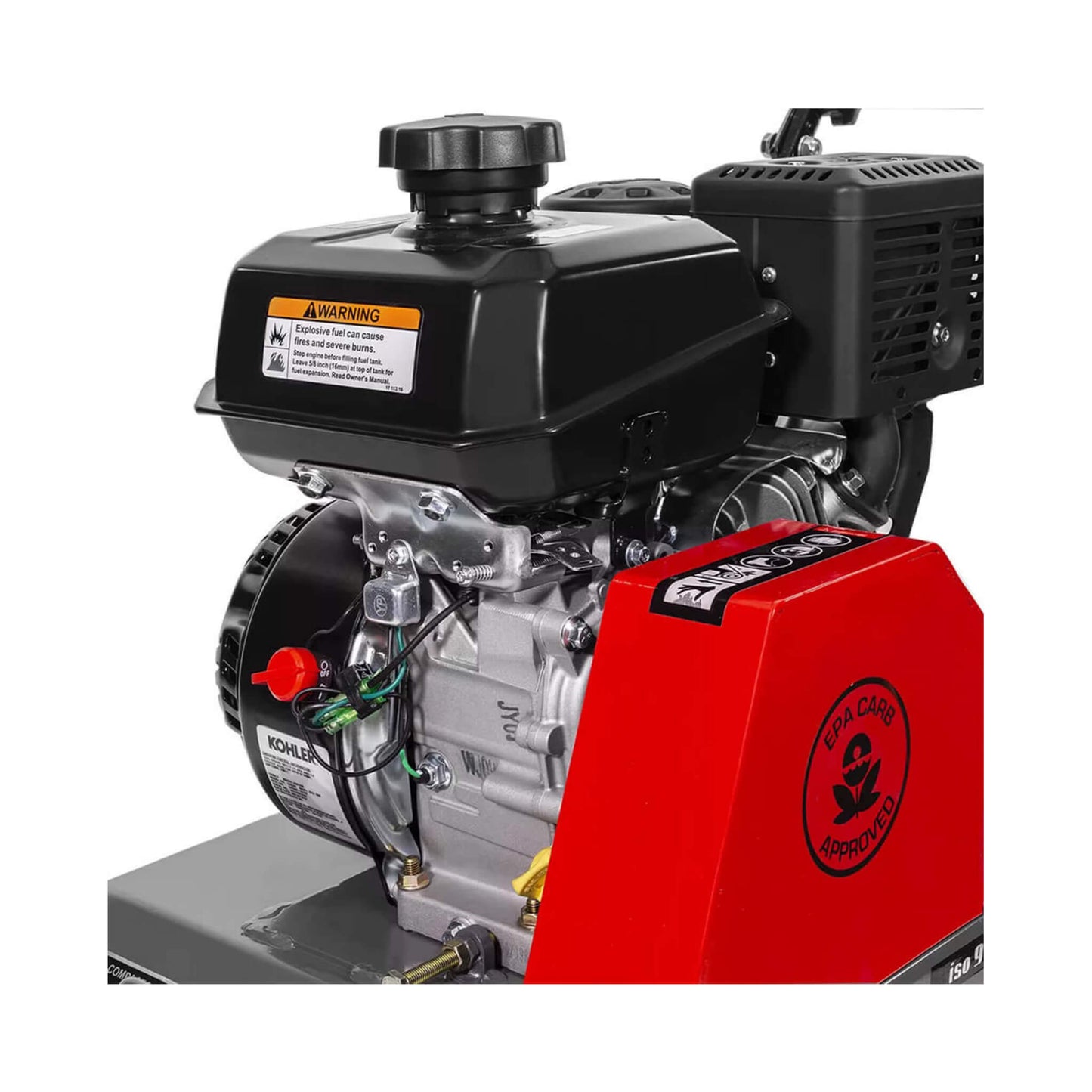 Heavy-Duty 6HP Industrial Gas-Powered Quad Clean Vibratory Plate Dirt Soil Road Compactor
