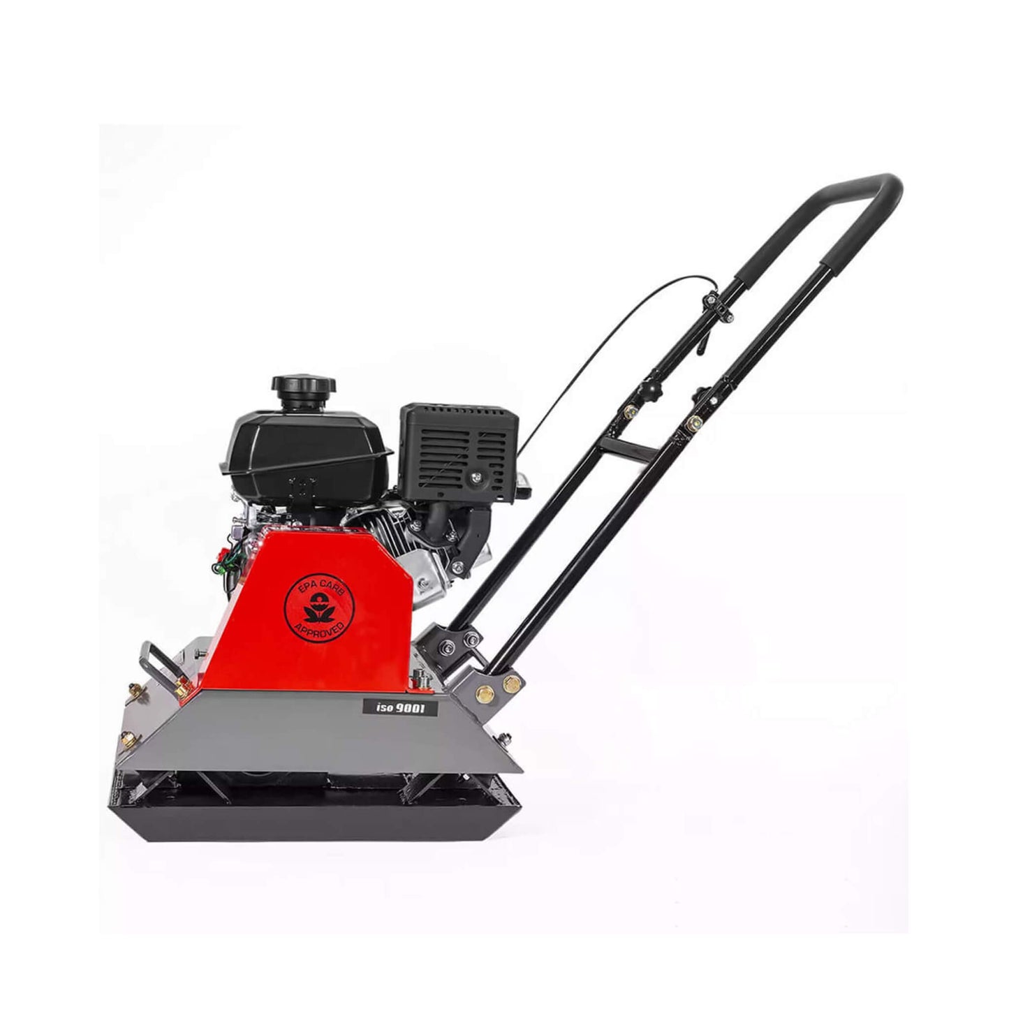 Heavy-Duty 6HP Industrial Gas-Powered Quad Clean Vibratory Plate Dirt Soil Road Compactor