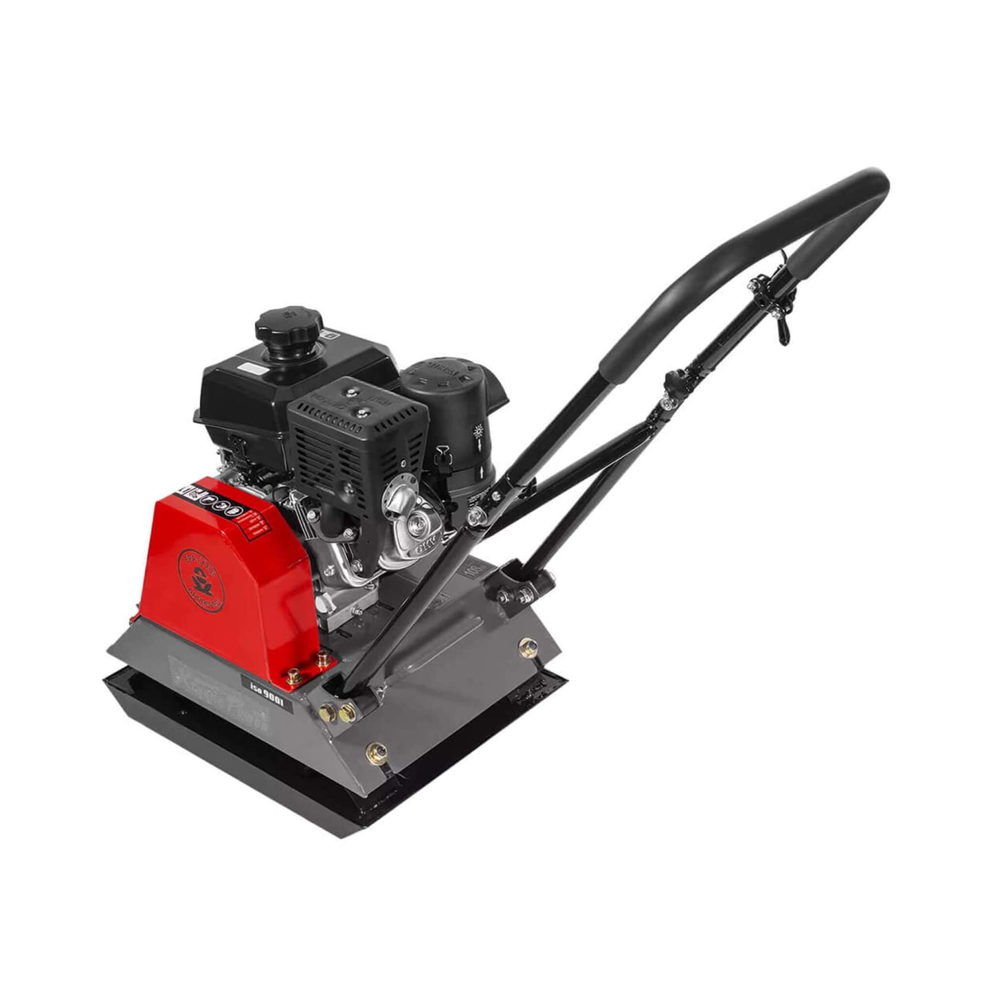Heavy-Duty 6HP Industrial Gas-Powered Quad Clean Vibratory Plate Dirt Soil Road Compactor