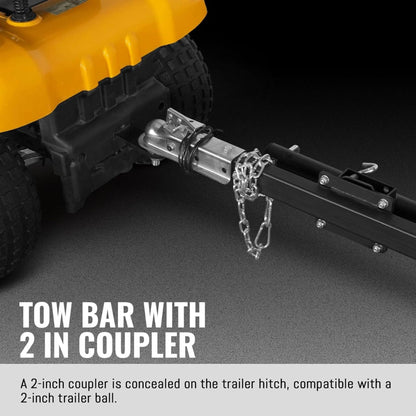 Heavy-Duty 7-Inch 750CC 25HP Hydraulic Feed Towable Electric Start Wood Chipper