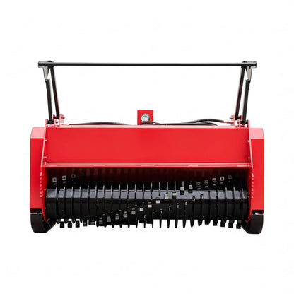Heavy-Duty 72-Inch Hydraulic Forestry Mulcher Skid Steer Loader Attachment
