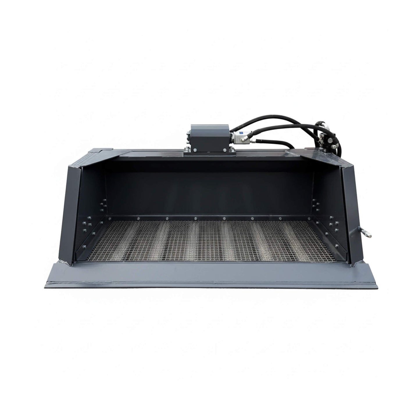 Heavy-Duty 72-Inch Hydraulic Screening Bucket Skid Steer Attachment