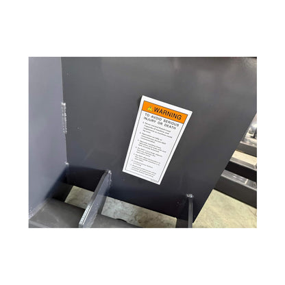 Heavy-Duty 72-Inch Hydraulic Screening Bucket Skid Steer Attachment