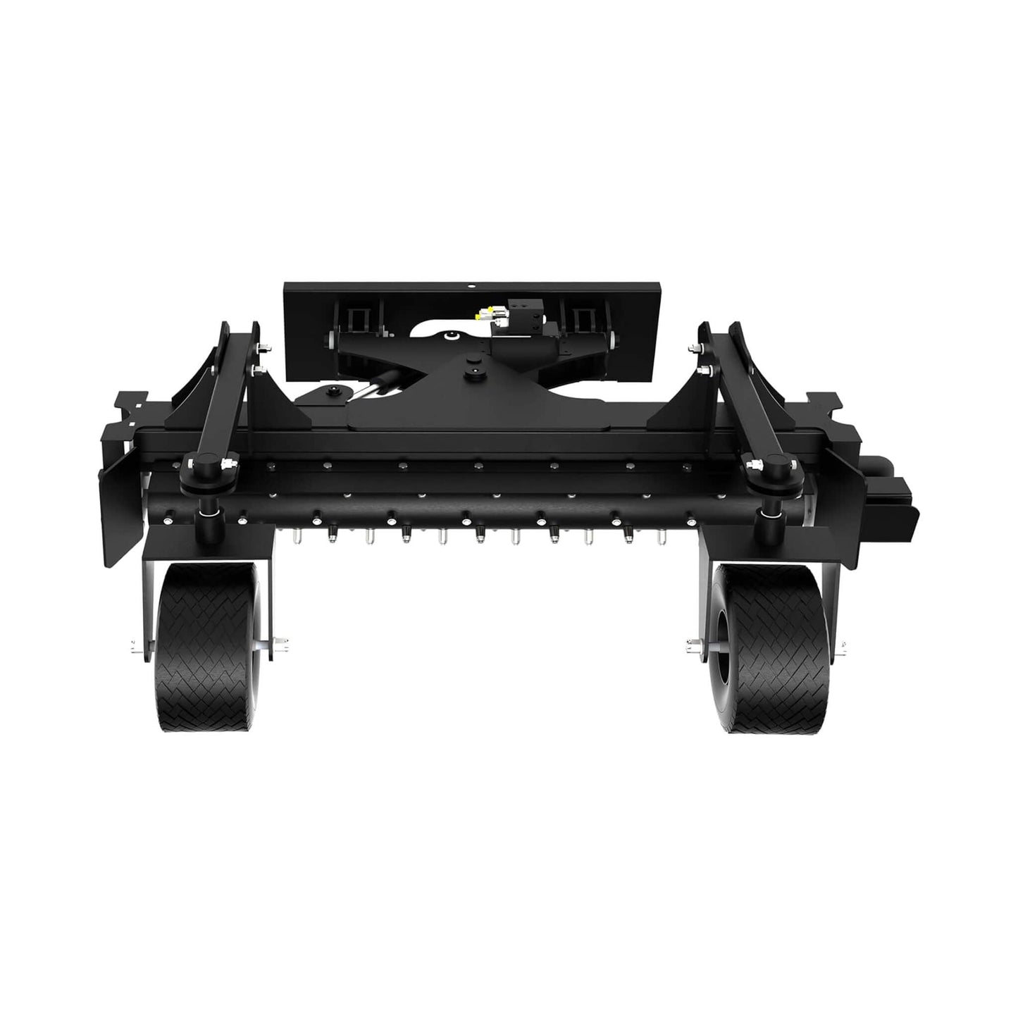 Heavy-Duty 72-Inch Hydraulic Soil Power Rake Skid Steer Attachment