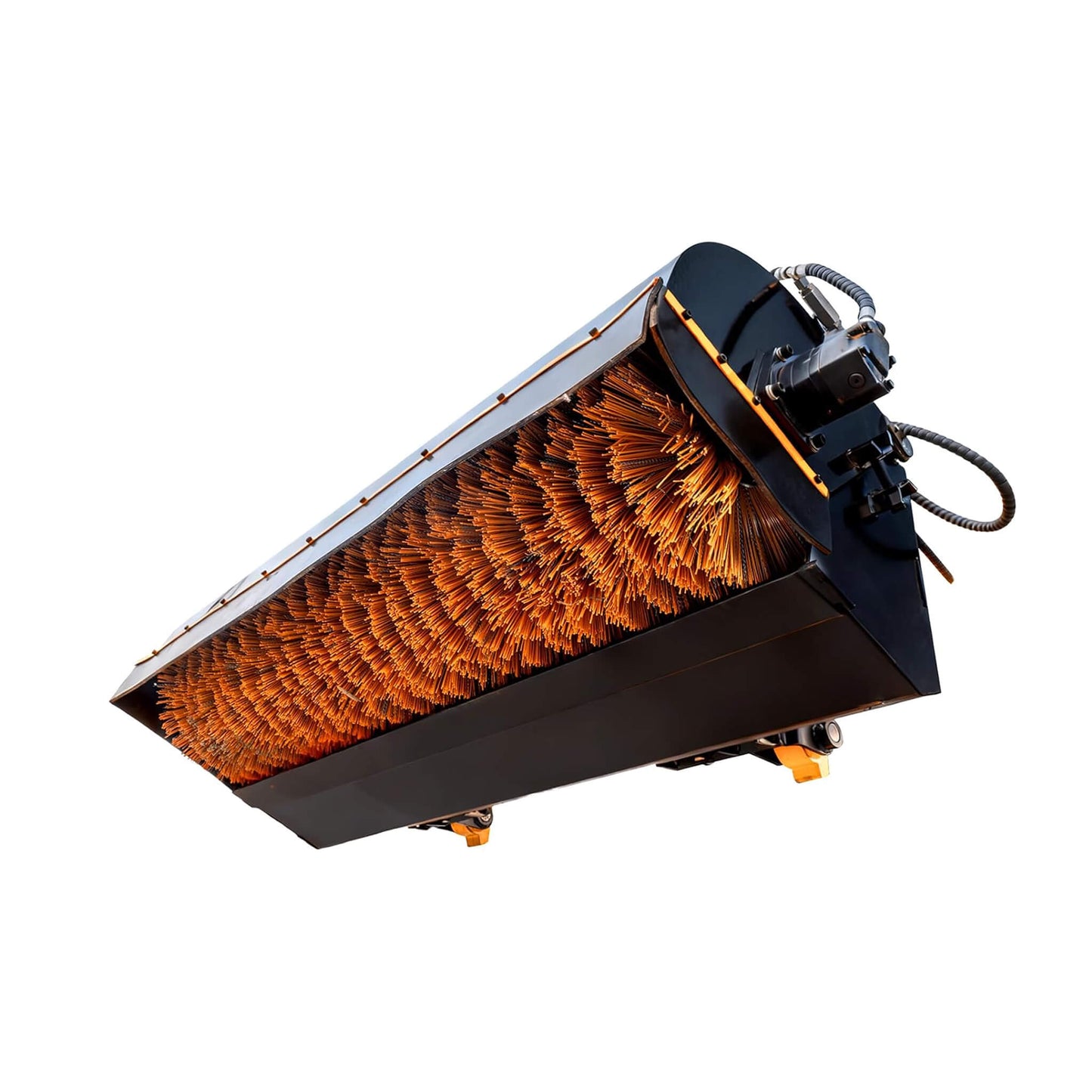Heavy-Duty 72-Inch Industrial Skid Steer Sweeper Attachment
