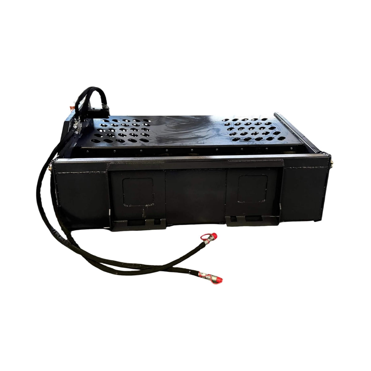 Heavy-Duty 72-Inch Landscape Rake Skid Steer Attachment