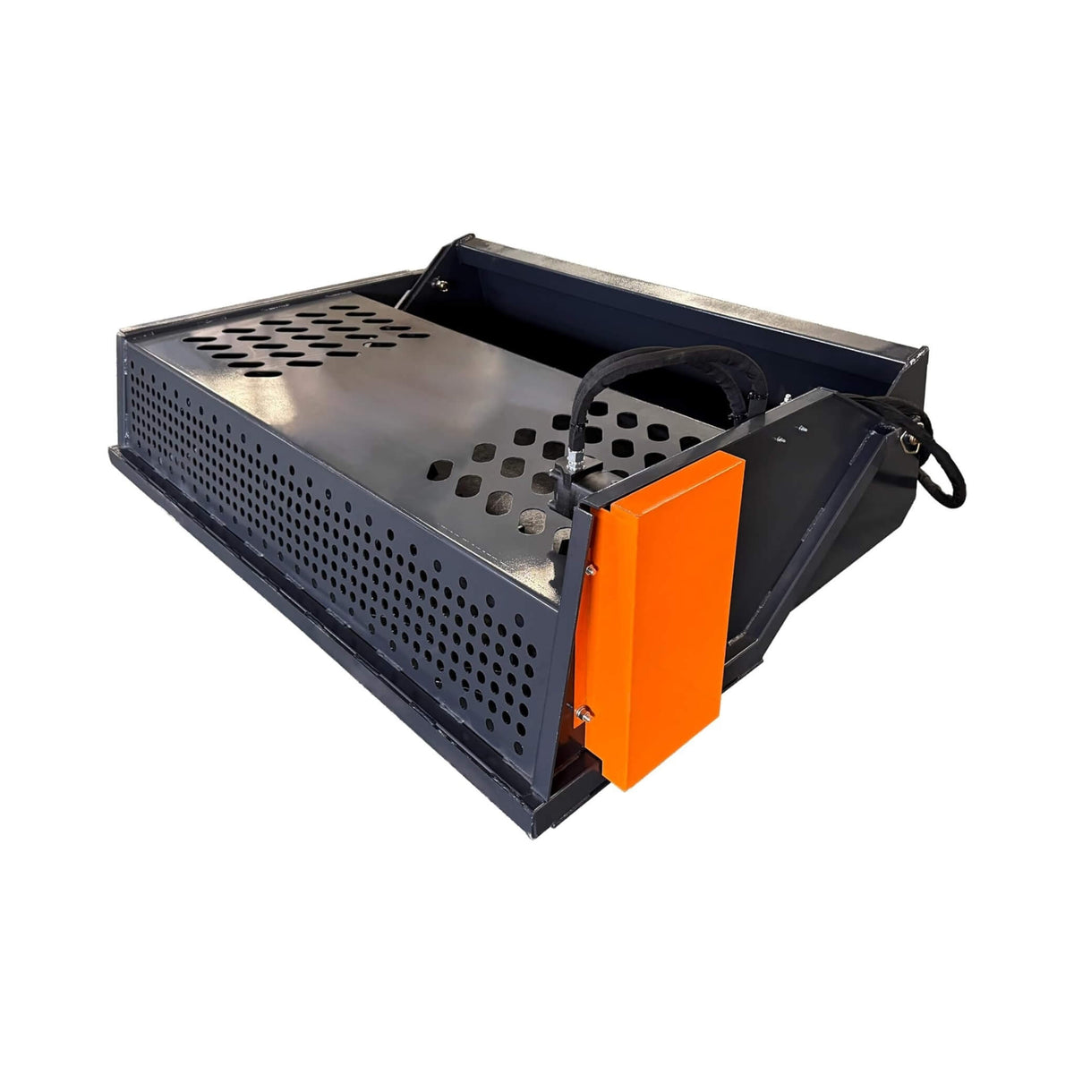 Heavy-Duty 72-Inch Landscape Rake Skid Steer Attachment