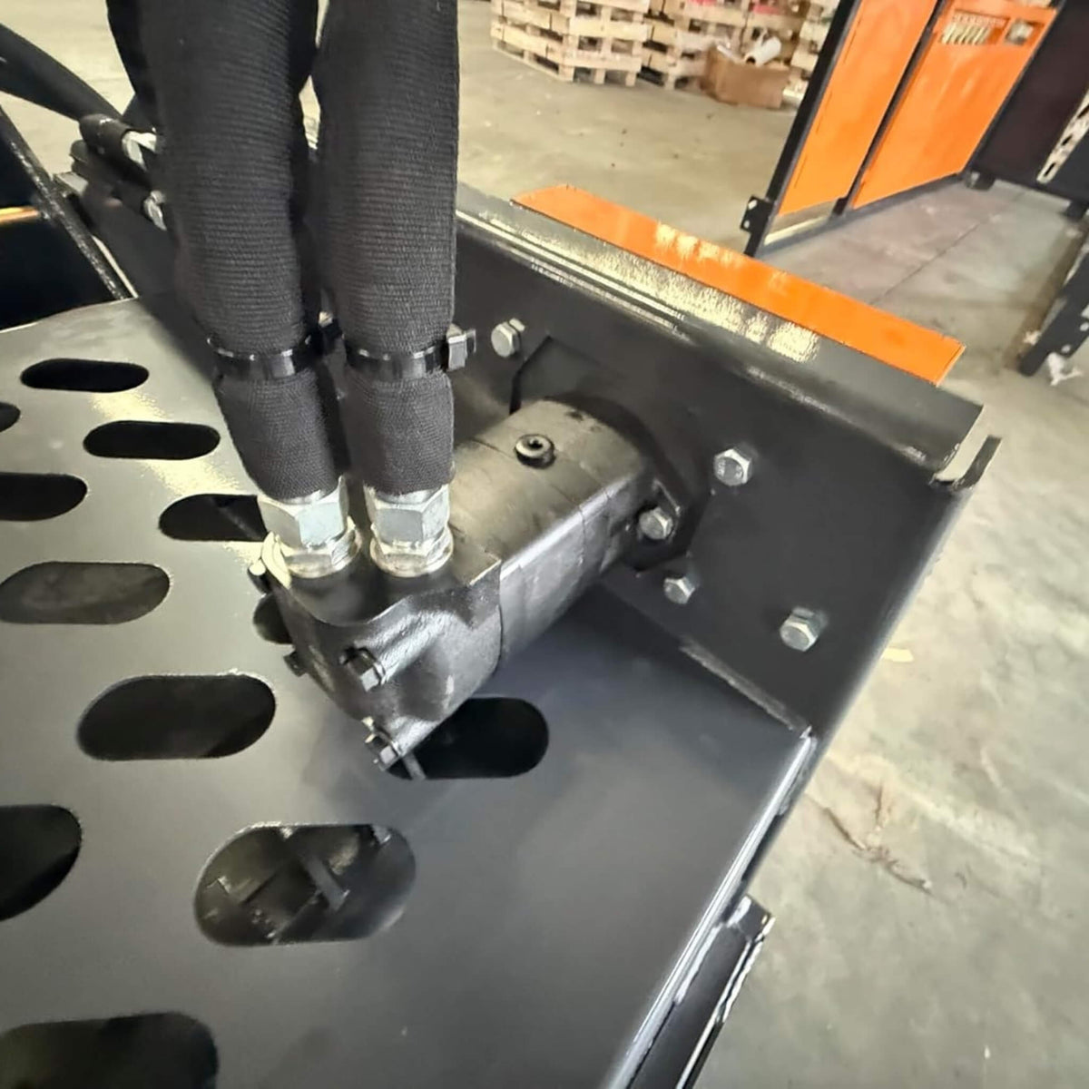 Heavy-Duty 72-Inch Landscape Rake Skid Steer Attachment