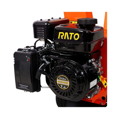 Heavy-Duty 7HP 212CC Gas Wood Chipper Shredder Mulcher