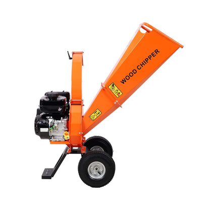 Heavy-Duty 7HP 212CC Gas Wood Chipper Shredder Mulcher