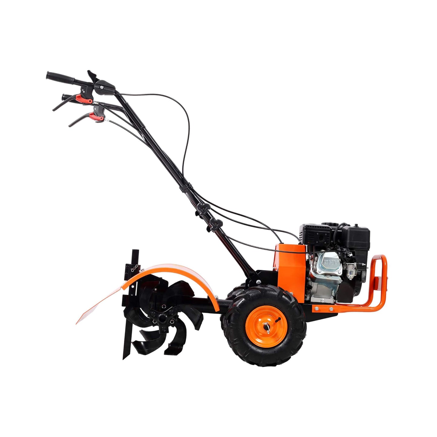 Heavy-Duty 7HP 212CC Rear Tine Power Tiller Gas Engine Garden Cultivator, 20 Inch