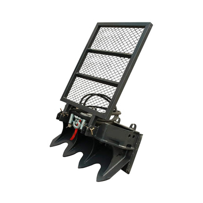 Heavy-Duty 7.5T Forestry Logging Winch Skid Steer Attachment with 100FT Steel Cable