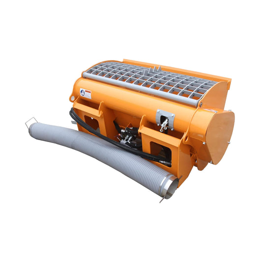 Heavy-Duty 80-Gal Double Discharge Concrete Mixer Skid Steer Attachment