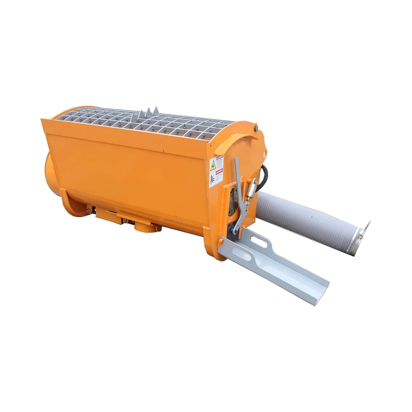 Heavy-Duty 80-Gal Double Discharge Concrete Mixer Skid Steer Attachment