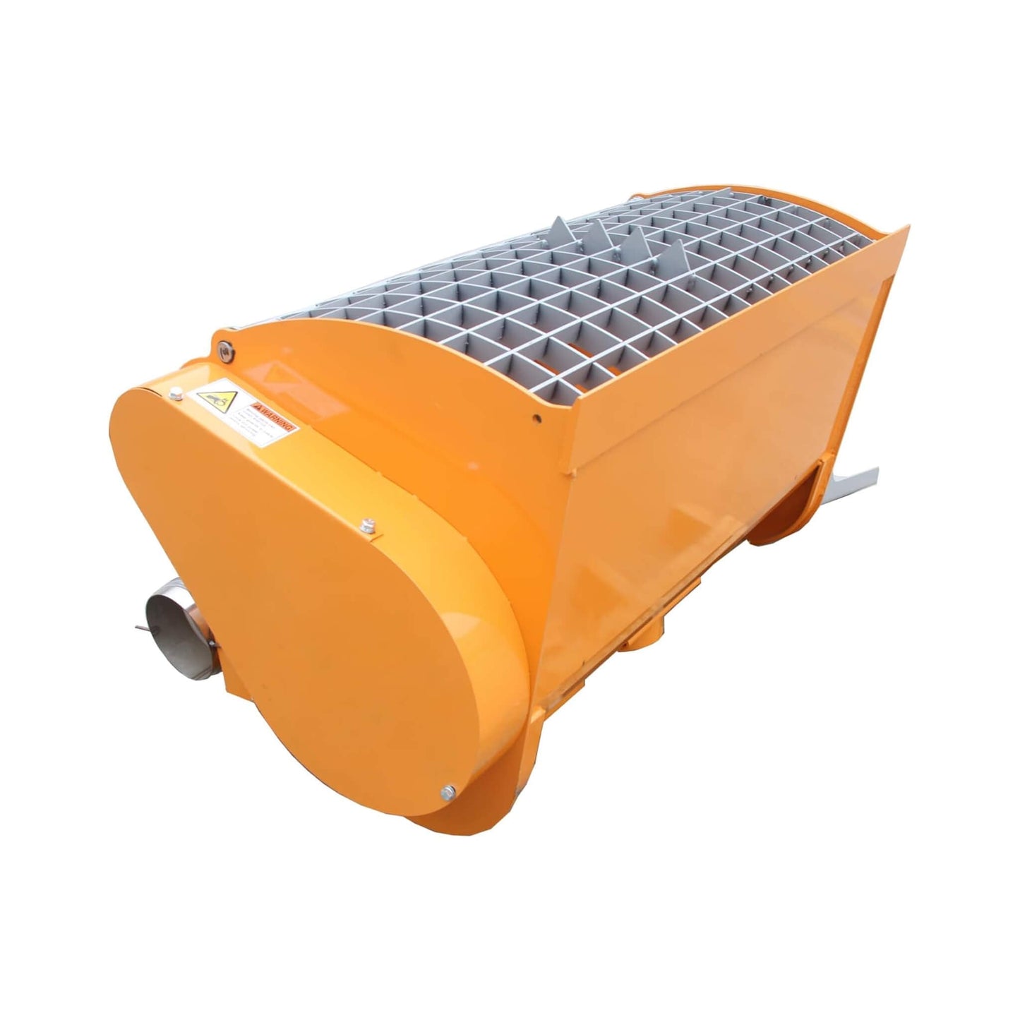 Heavy-Duty 80-Gal Double Discharge Concrete Mixer Skid Steer Attachment