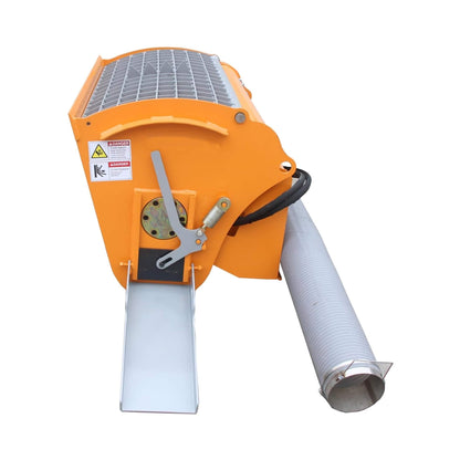 Heavy-Duty 80-Gal Double Discharge Concrete Mixer Skid Steer Attachment