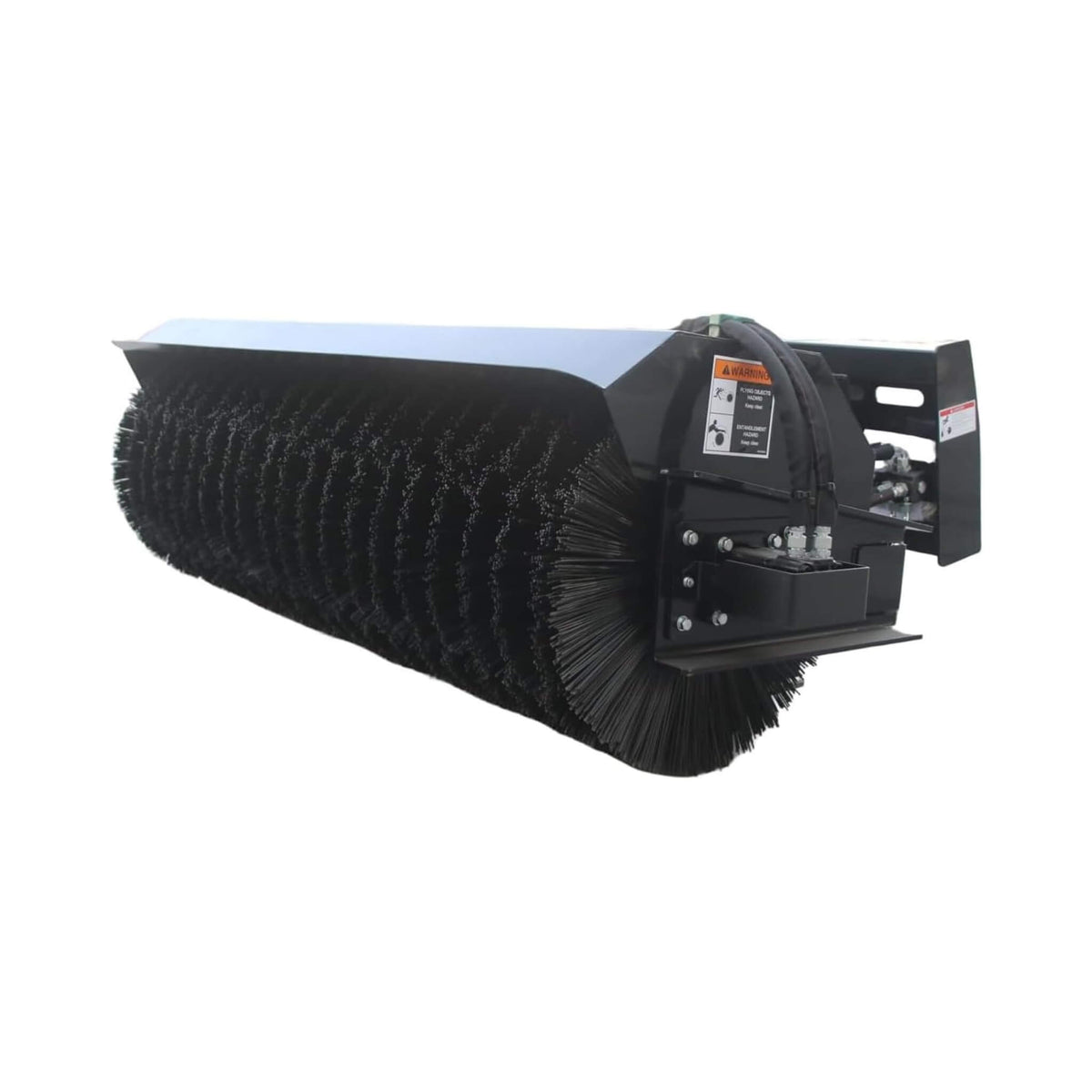 Heavy-Duty 84-Inch Snow Blower Angle Broom Skid Steer Attachment