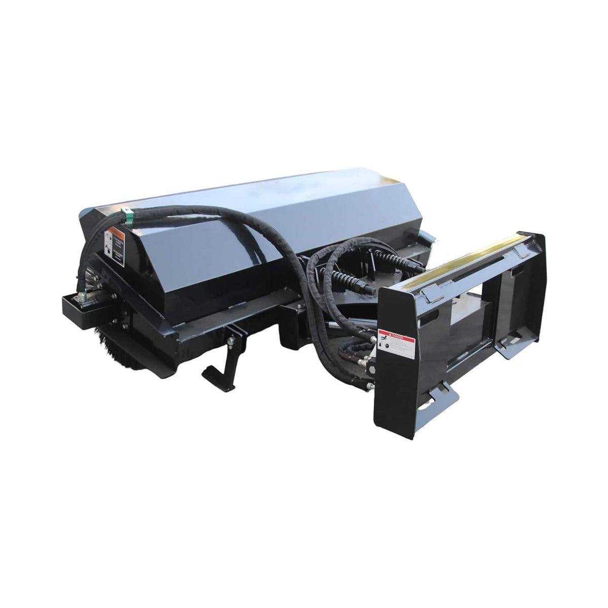 Heavy-Duty 84-Inch Snow Blower Angle Broom Skid Steer Attachment