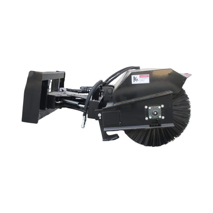 Heavy-Duty 84-Inch Snow Blower Angle Broom Skid Steer Attachment