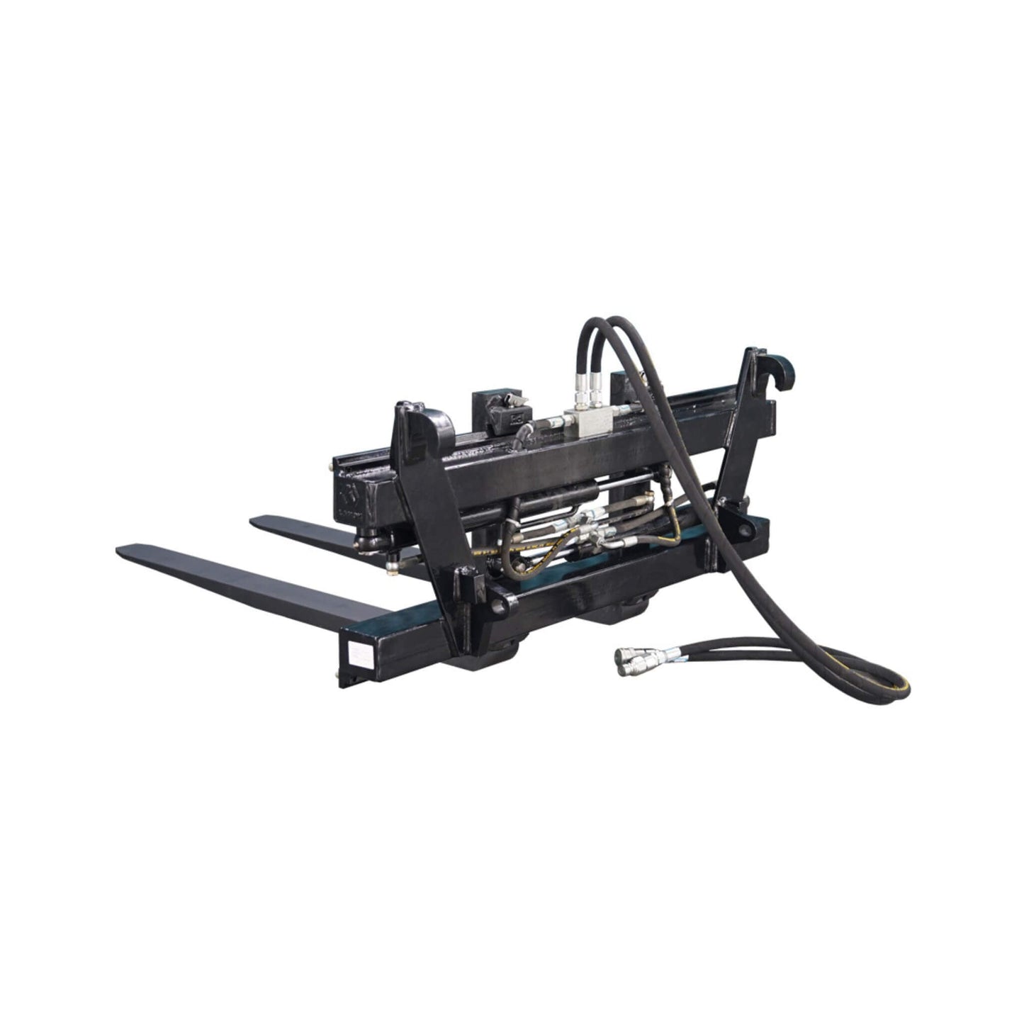 Heavy-Duty Adjustable Hydraulic Pallet Forks Skid Steer Attachment