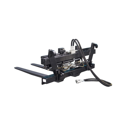 Heavy-Duty Adjustable Hydraulic Pallet Forks Skid Steer Attachment