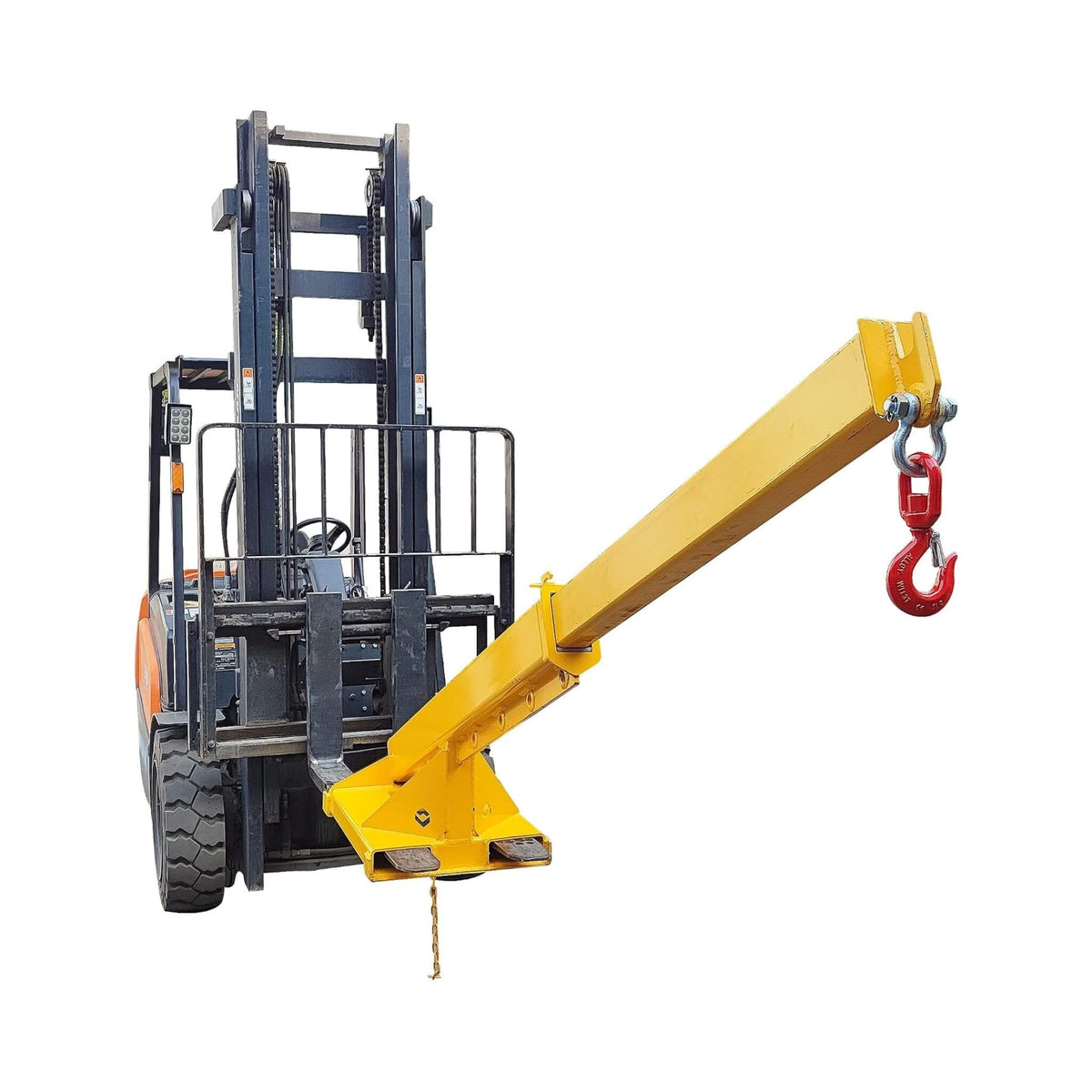Heavy-Duty Adjustable Telescopic Forklift Jib Boom Crane