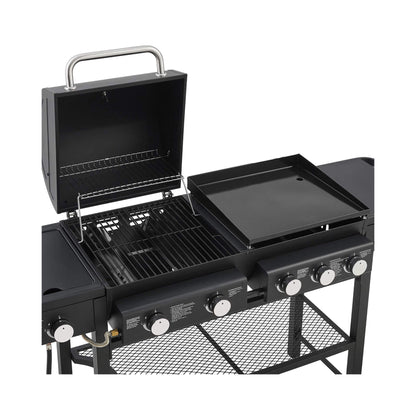 Castelle Flame Heavy-Duty All-In-One Outdoor 5-Burner 56K BTU LP Grill
