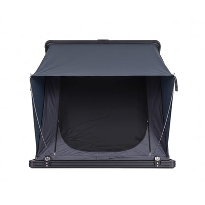 Trailora Ridge Heavy-Duty Aluminum Hard-Shell Rooftop Tent with Ladder, LED Lighting, and Memory Foam Mattress