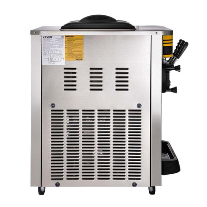 Heavy-Duty Commercial 3 Flavor Countertop Soft Serve Ice Cream Maker Machine 2350W