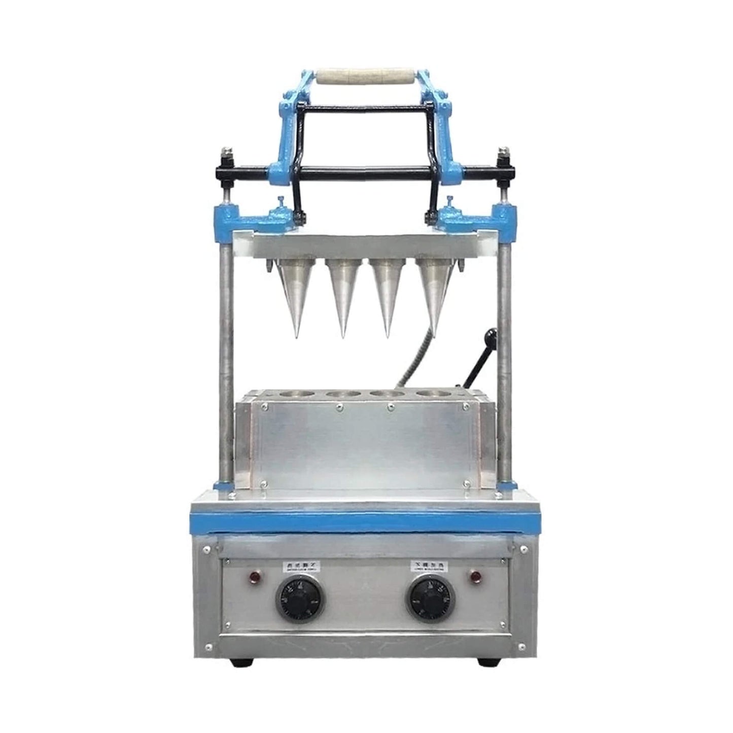 Heavy Duty Commercial 4-Mold Ice Cream Cone Maker Machine